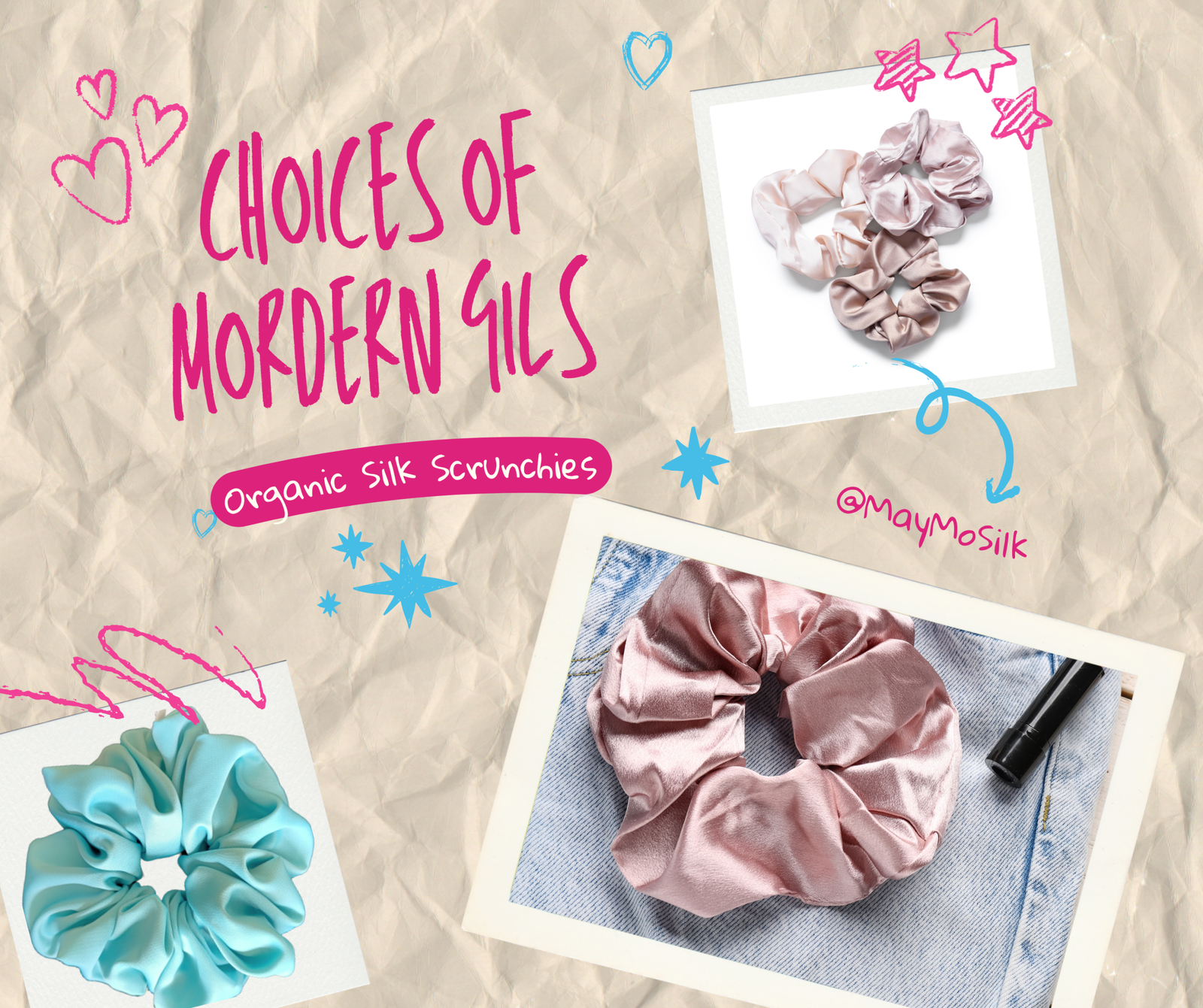 Scrunchie lụa - Phụ kiện đa năng cho cô nàng hiện đại